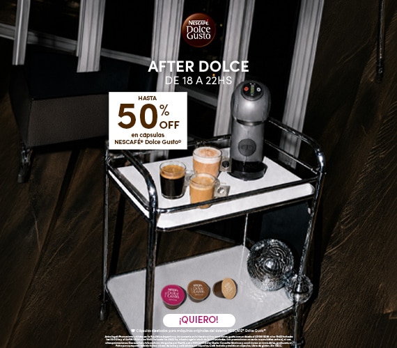 30% OFF en cápsulas Dolce Gusto + Envío gratis