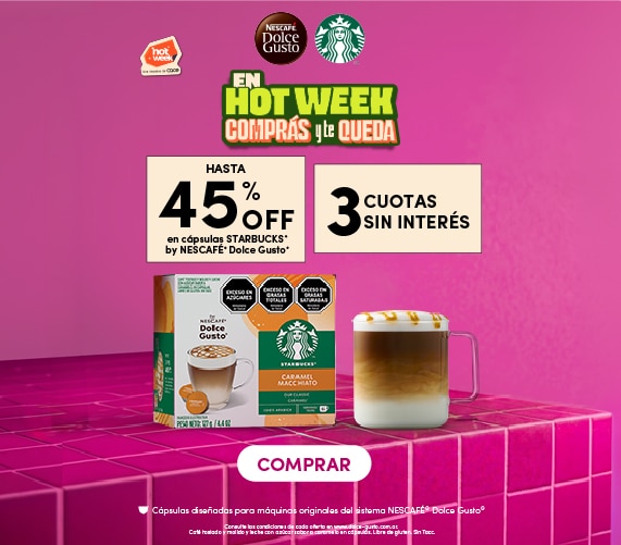 20% OFF en máquinas Dolce Gusto Mini Me