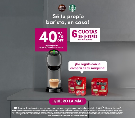 Promoción máquinas Dolce Gusto