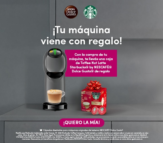 Promoción máquinas con regalo Dolce Gusto