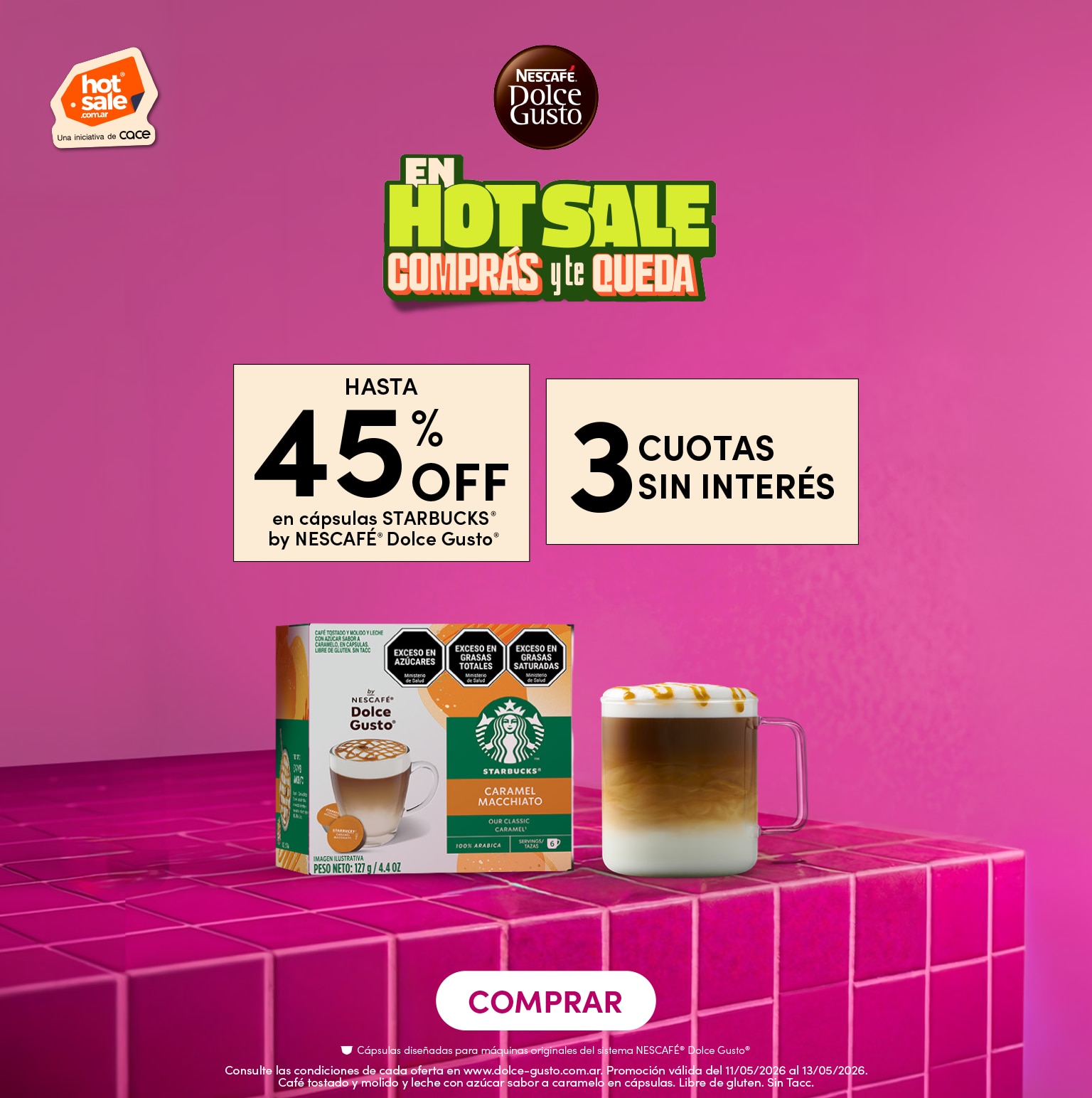20% OFF en máquinas Dolce Gusto Mini Me