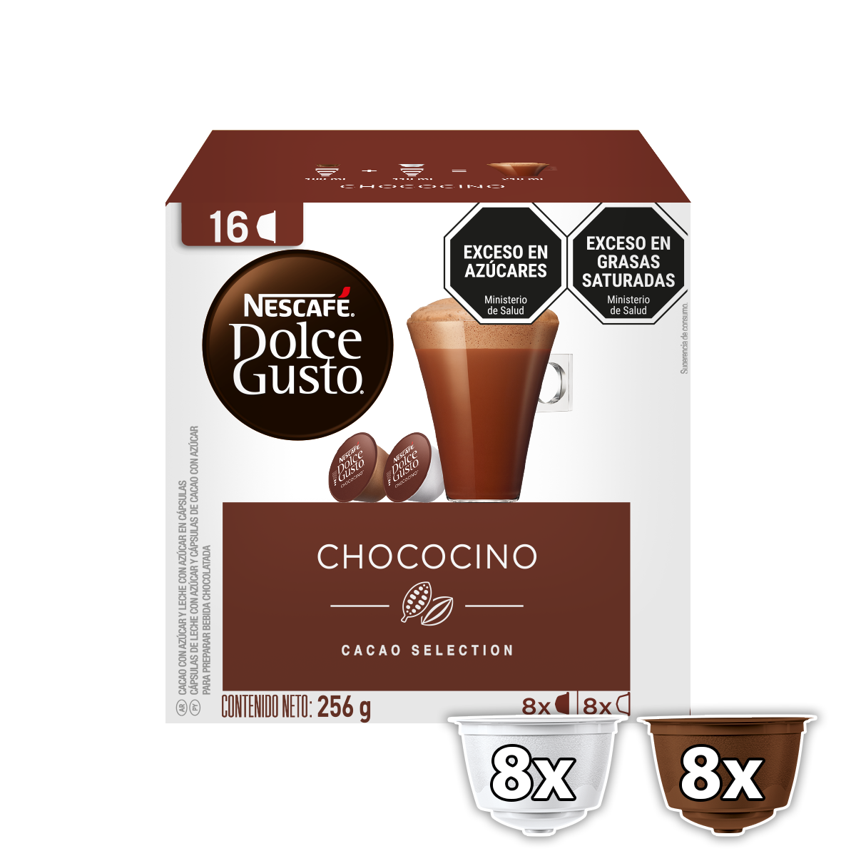 Dolce gusto Cápsulas Cortado 16 Unidades Marrón