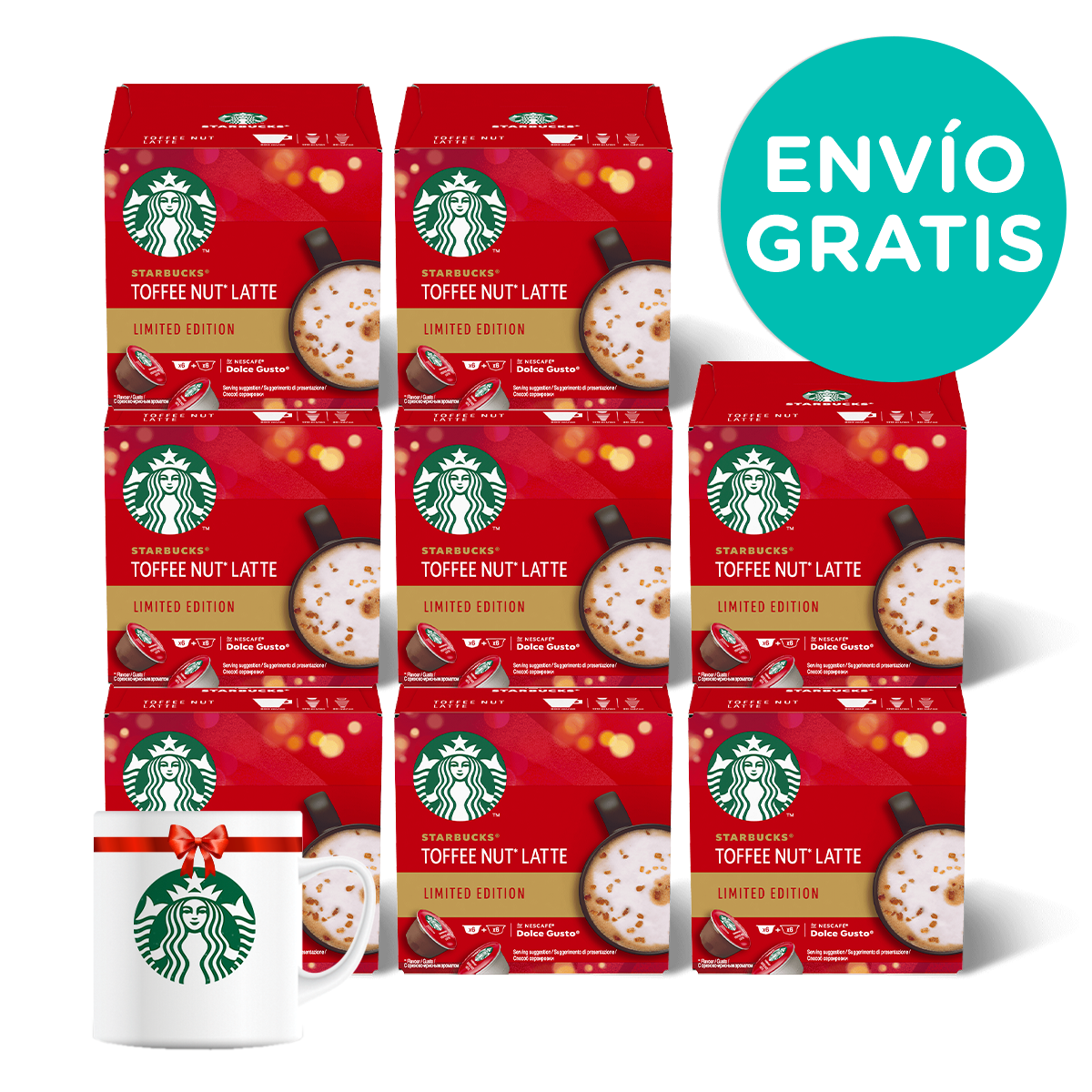 Combo Toffee Nut + Taza de Regalo