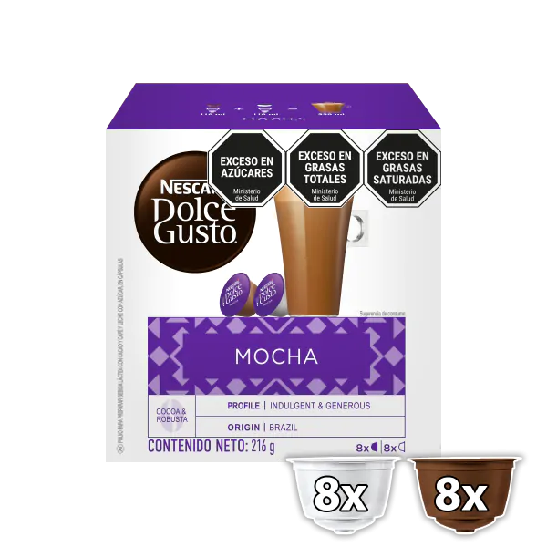 C psulas de Mocha Chocolate Dolce Gusto