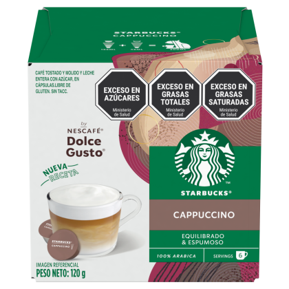 STARBUCKS® CAPPUCCINO 12 CÁPSULAS