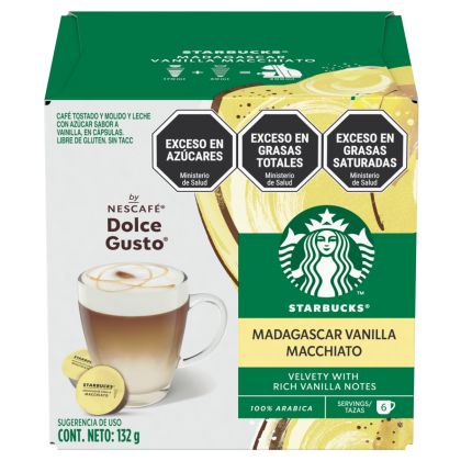 STARBUCKS® VAINILLA MACCHIATO 12 CÁPSULAS