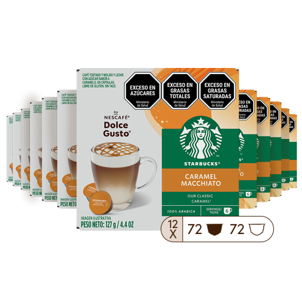 STARBUCKS® CARAMEL MACCHIATO 12 CAJAS