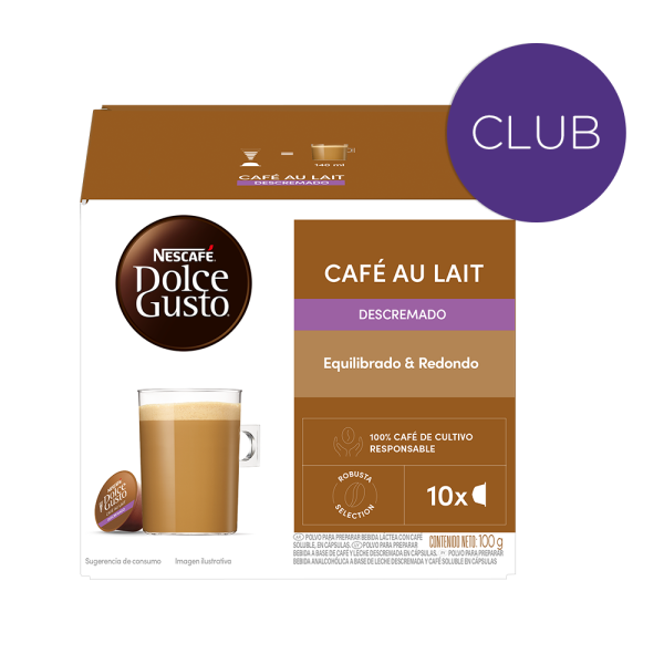 CAFÉ AU LAIT SKINNY 10 CÁPSULAS
