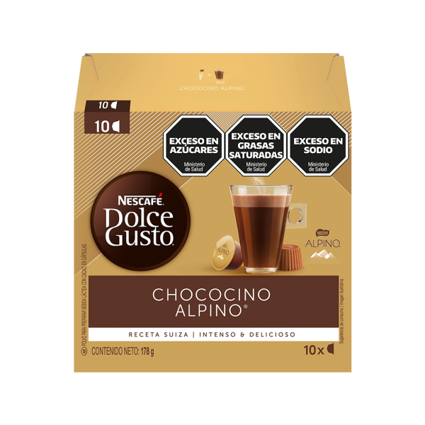 CHOCOCCINO ALPINO 10 CÁPSULAS