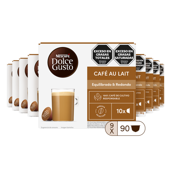 CAFÉ AU LAIT 9 CAJAS
