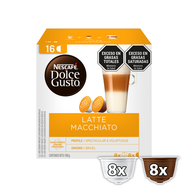 CÁPSULAS DOLCE GUSTO CAFÉ CON LECHE INTENSO