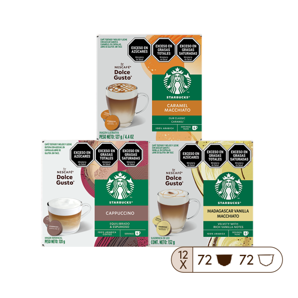 COMBO STARBUCKS® 12 CAJAS