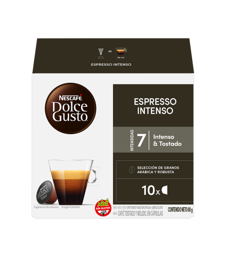 ESPRESSO INTENSO 10 C&Aacute;PSULAS
