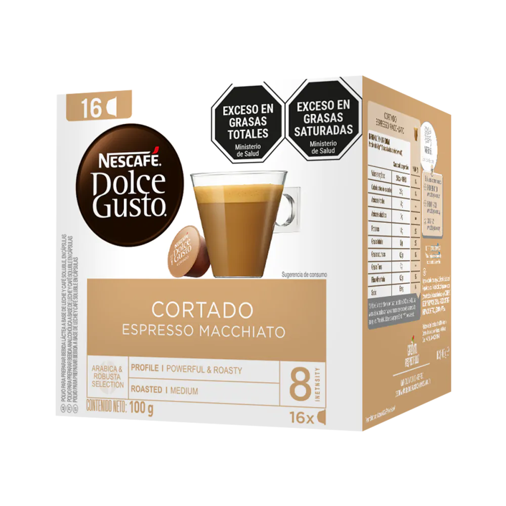 Cápsulas Café Dolce Gusto Cortado