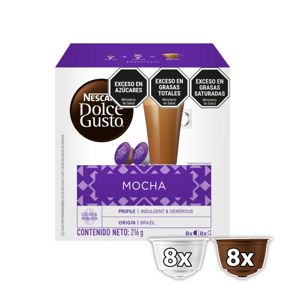 Cápsulas de Mocha - Chocolate