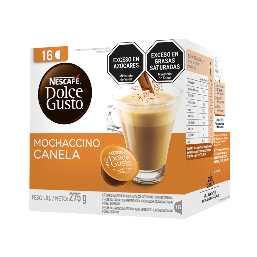 Dolce Gusto Cafe con Leche Chocolate y Canela