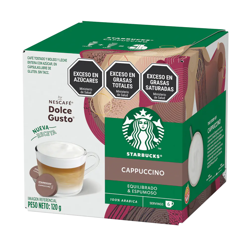 Starbucks Cappuccino Caf C psulas Dolce Gusto