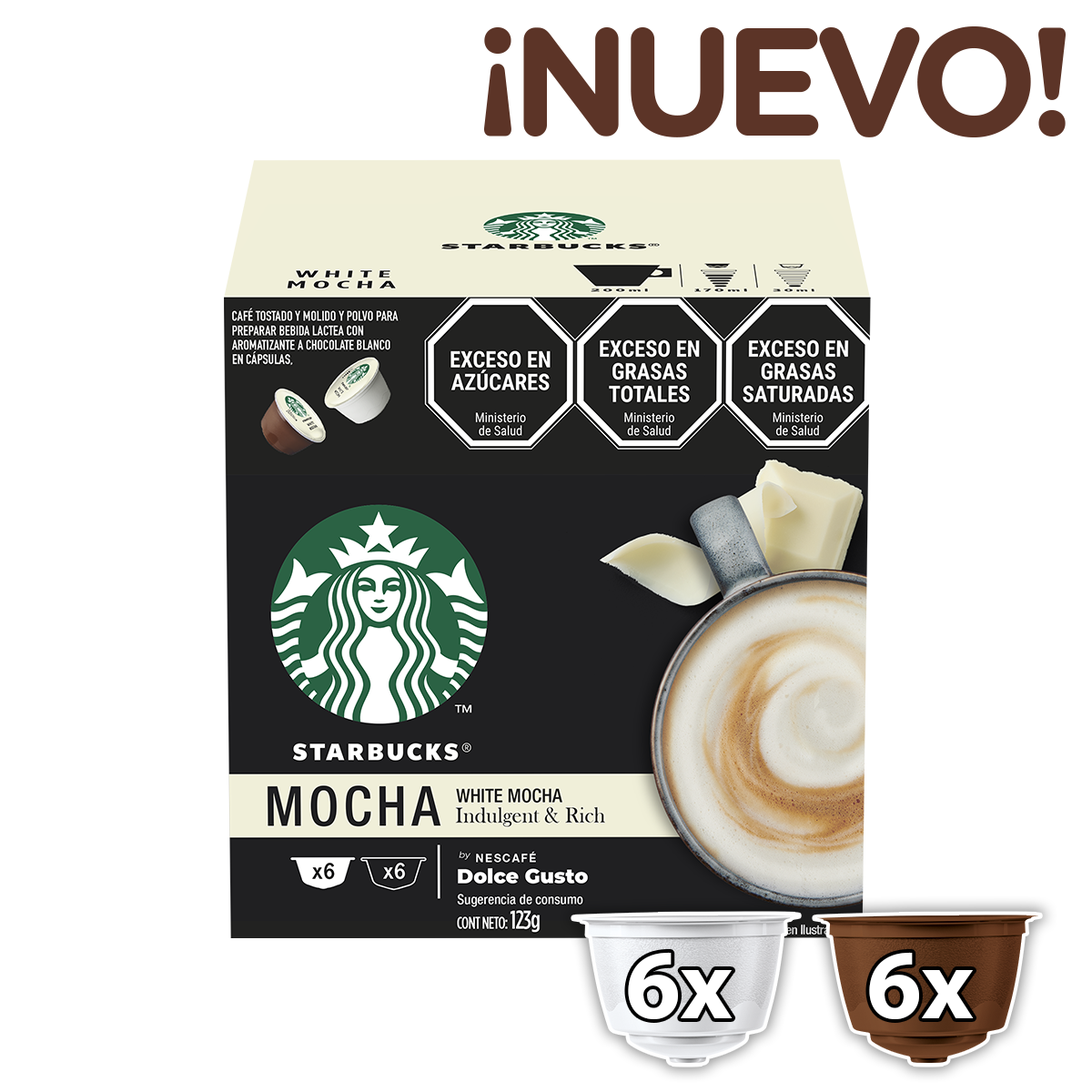 Starbucks® White Mocha - Café Cápsulas