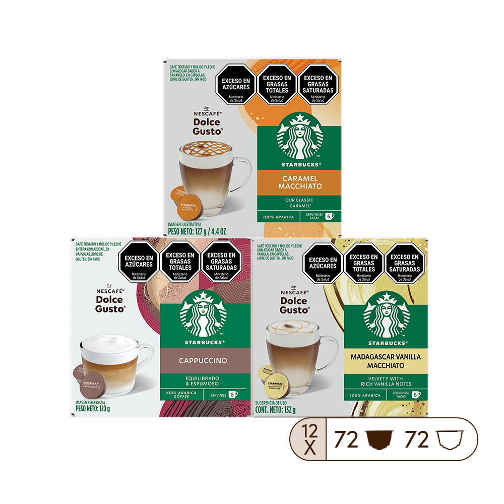 COMBO STARBUCKS® 12 CAJAS