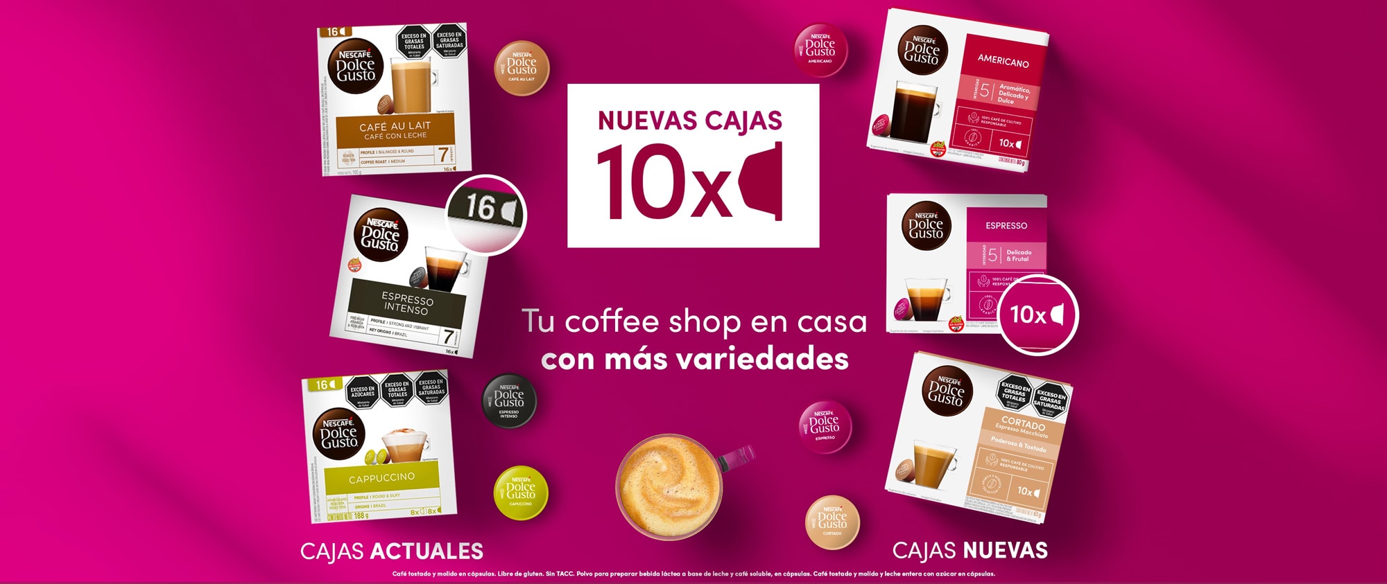 Nuevas cajas x 10 cápsulas