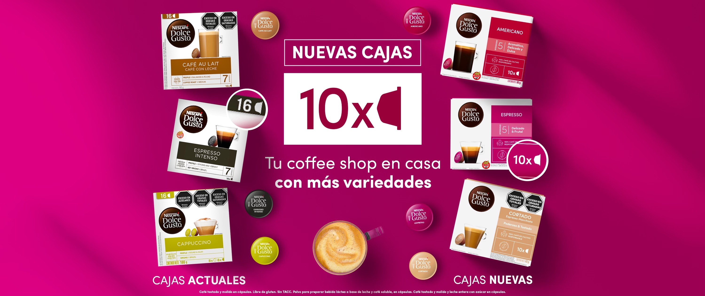 Nuevas cajas x 10 cápsulas