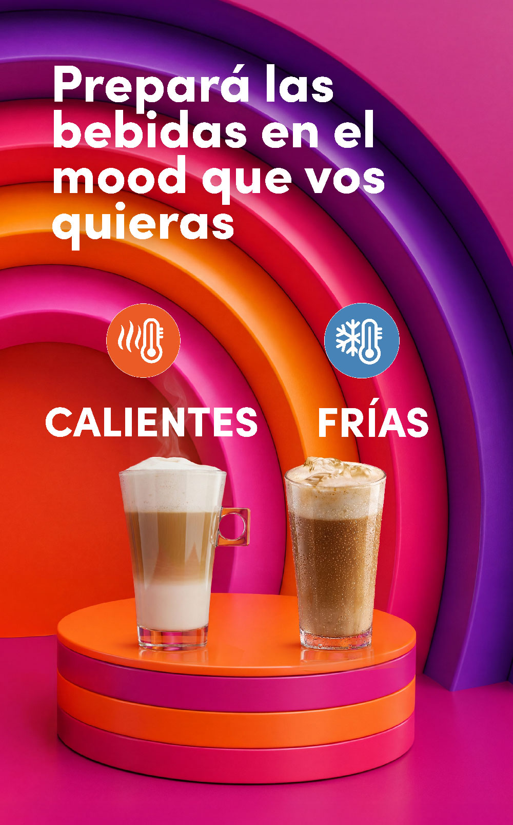 Prepar&aacute; las bebidas en el mood que vos quieras: calientes o fr&iacute;as.